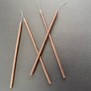 蝴蝶飞蛾整姿展翅笔黑胡桃木触角笔手工制作教学手工器材昆虫工具