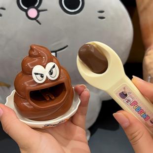 便便儿童喂食玩具抽象发声创意解压儿童过家家亲子互动仿真冰淇淋