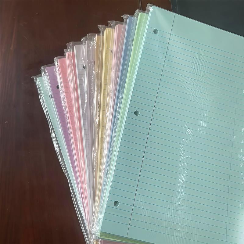 彩色活页本薄脆本考研笔记