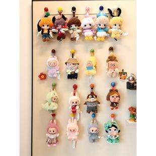 门上装饰挂件多巴胺挂钩适用于星星人泡泡玛特系列娃娃展示上墙门