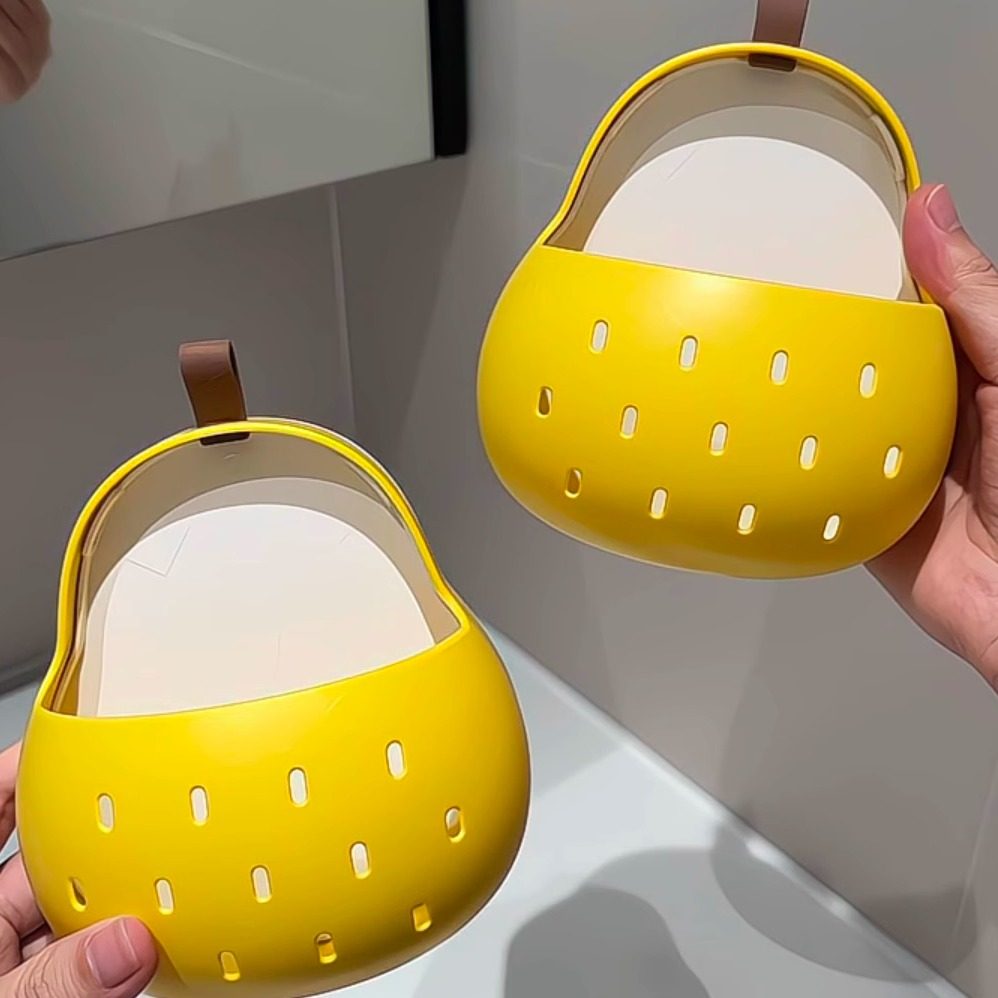 秋月梨收纳篮家用磁吸卫生间壁挂式收纳盒免打孔杂物整理置物篮子,收纳整理,壁式收纳盒,淘宝优惠券,粉丝福利购,淘宝优惠卷