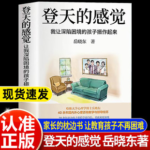 登天的感觉岳晓东 我让深陷困境的孩子振作起来正版书籍给中国父母和孩子的心理测试激发孩子求助欲望振作教育中国心理学