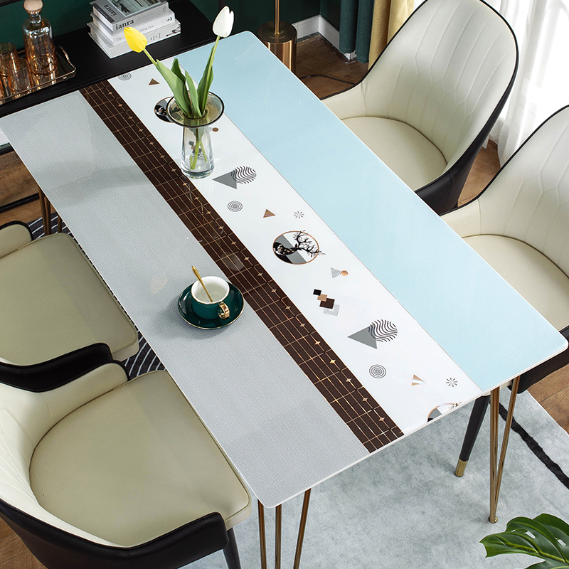 餐桌垫茶几桌子桌面垫软pvc玻璃桌布防水防油免洗防烫长方形台布4