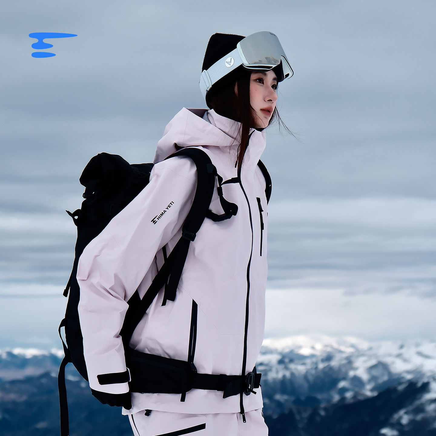 喜马猿3L硬壳雪服PA66防水透汽