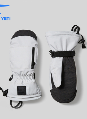 HIMA YETI 凯夫拉手套滑雪 喜马猿耐磨刻滑护腕保暖可触屏防寒