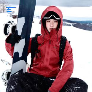 HIMA 喜马猿 3L硬壳雪服 NSK YETI透气Recco耐磨SBS拉链 2425雪季