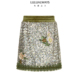 华丽复古风亮片高腰松紧半身裙 新款 商场同款 25冬季