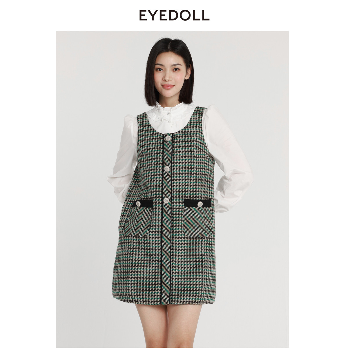 【奥莱】EYEDOLL简约通勤连衣裙