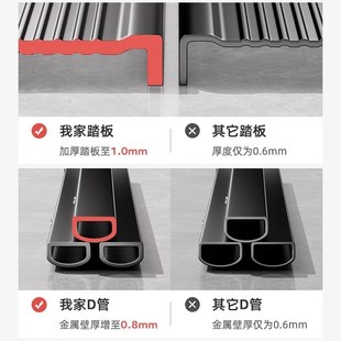 梯子家用折叠梯加厚三四步梯人字梯小型梯凳子室内登高梯加宽楼梯