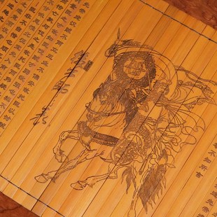 出师表全文古代的书卷竹简书复古中国风仿古空白舞台表演道具摆件