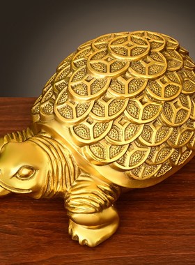 铜乌龟摆件铜钱龟金钱龟三代龟千年龟大号家居办公室装饰开业礼品