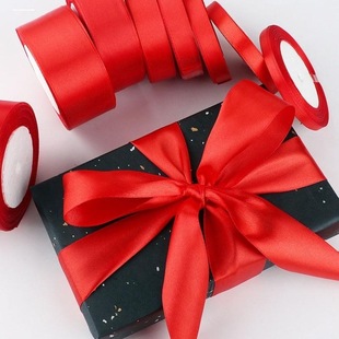 绸带扎花用的头发绳挂饰红布条车尾新车捆被子红色丝带结婚彩带