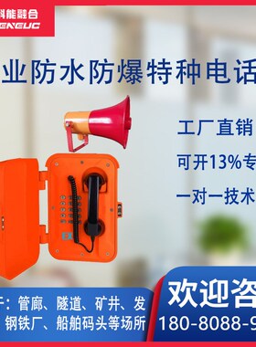 工业ip广播电话机  IP扩音防尘防潮指令电话 隧道电厂调度电话机