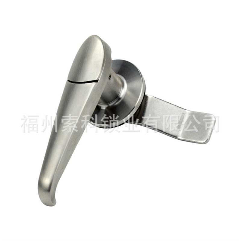 配电箱锁开关柜门锁MS308-3电柜锁转舌执手锁不锈钢304 开关柜锁