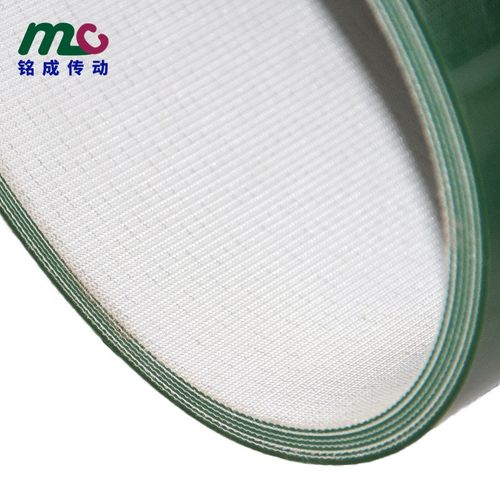 厂家直供9.0绿色PVC输送带 重型输送机皮带 高强力PVC环形传送带