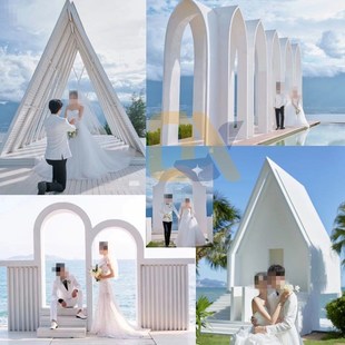 红绿灯拍照引流挑战天梯户外网红万花筒门商店打卡雕塑巨型身材