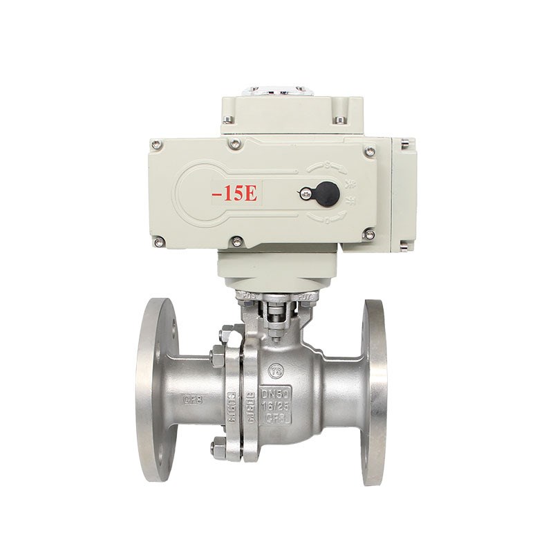 Q941F-16P/C电动304不锈钢铸钢法兰球阀高温蒸汽切断球阀DN15-200
