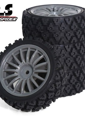 田宫xv01 xv02 田宫 Lc PTG 1/10 拉力菠萝轮胎+塑料轮毂