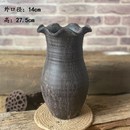 J6DA复古陶罐多肉高 饰土陶花器大其他 桩盆干花瓶简约台面做旧装