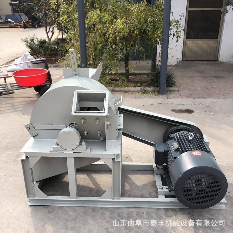 柴油废旧木材粉碎机小型建筑模板碎木机卧式人造板材粉木设备