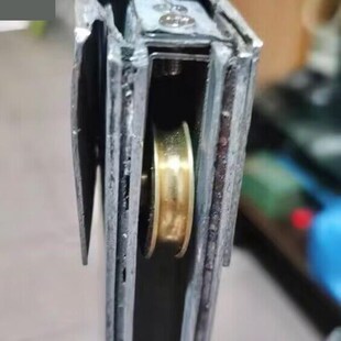 推拉门底部滑轮4个装滚轮铝合金滑轮窗户推拉门窗铜轮移门玻璃828