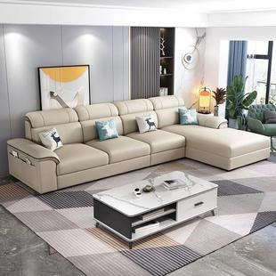 小户型现代简约贵妃家用猫抓科技布沙发 北欧布艺沙发客厅2025新款