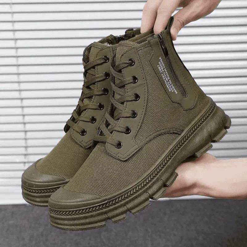 光雨服饰名品男士高帮马丁靴防透气耐磨防滑户外登山工作鞋劳保鞋