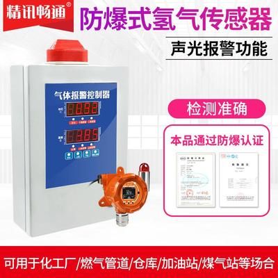 氢气泄露报警器固定式工业可燃有毒气体浓度检测仪H2传感器