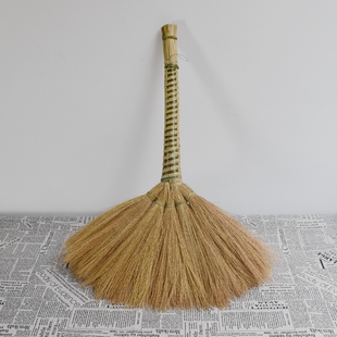 纯手工芒草笤帚扫帚农家天然扫把软毛草笤帚易粘毛