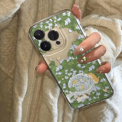 适用苹果16手机壳iPhone17AIR卡通15ProMax新款14Pro高级防摔13mini彩绘12保护套11个性78Plus男女XS全包软壳