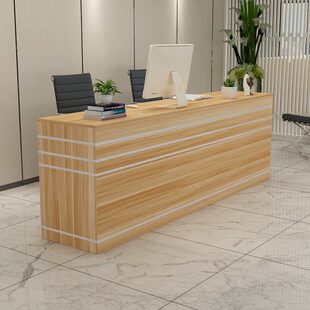 中介办公桌工作台前台简约接待营业厅受理台手机维修台柜台吧台桌