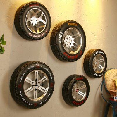 复古创意金属铁艺轮胎壁饰 汽车工艺品酒吧墙壁装饰 个性墙上挂件,家居饰品,壁饰,淘宝优惠券,粉丝福利购,淘宝优惠卷