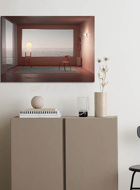 unn ou客厅三联装饰画沙发背景墙现代大气挂画