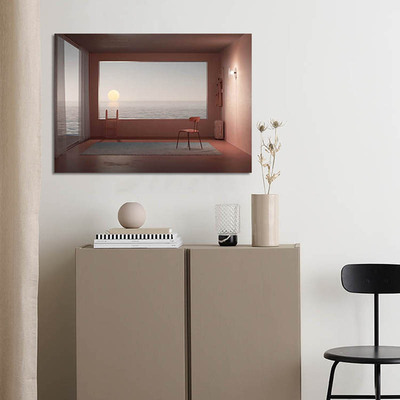 unn ou客厅三联装饰画沙发背景墙现代大气挂画