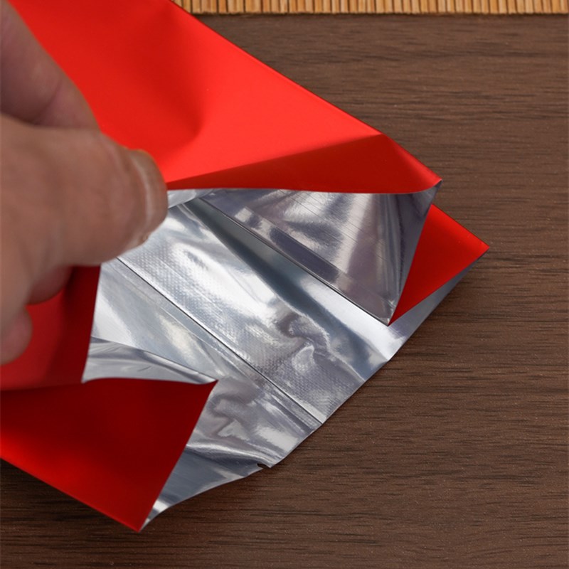 纯铝茶叶内袋热封口袋子二两半斤一斤装包装袋红茶绿茶叶罐内膜袋