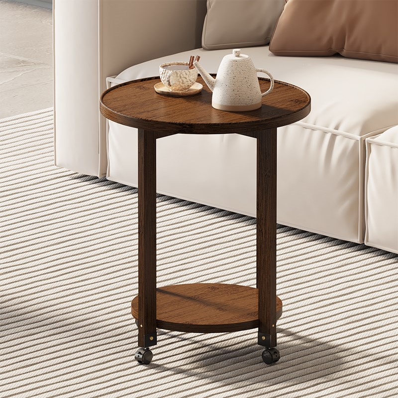沙发边几小圆桌可移动小茶几茶桌边桌客厅家用边柜桌床头角几