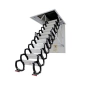 梯阁楼全自动伸缩室内电动遥控隐藏梯复式 别墅升降梯