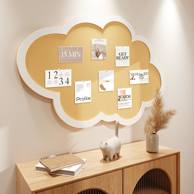 毛毡照片展示墙挂墙背景板软木墙板照片相片免打孔拍立得书桌挂墙