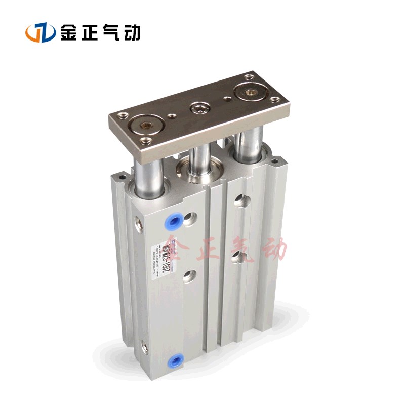 导杆薄型三轴三杆气缸带磁TCM/MGPM20-10---75-100-1-1Z