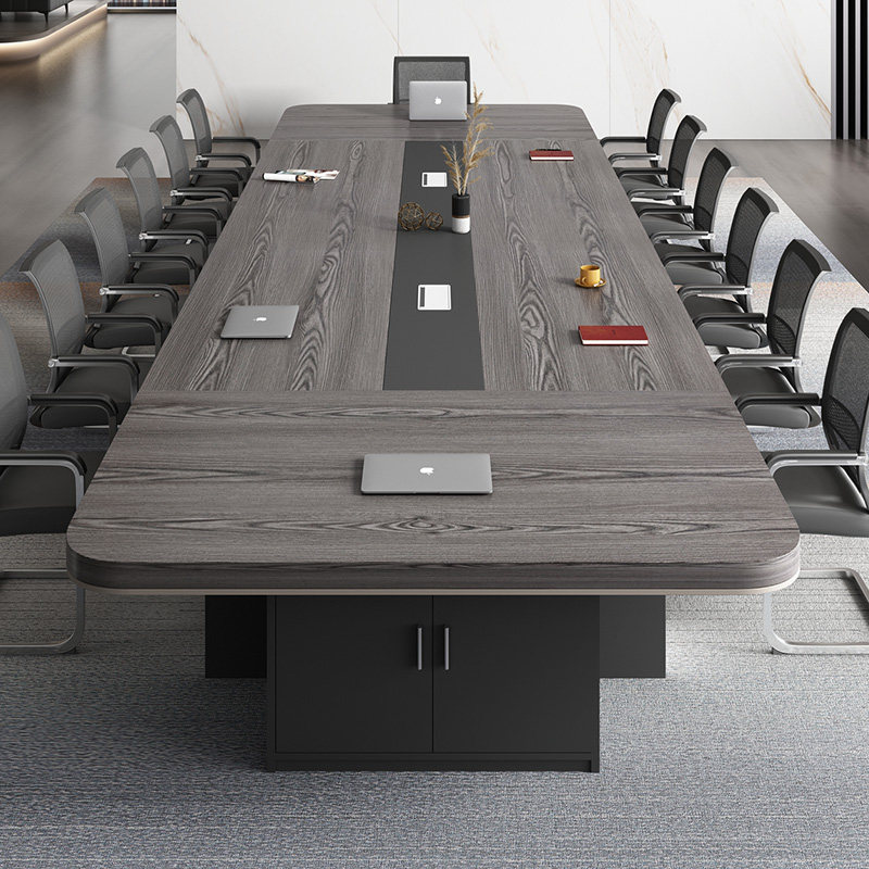 会议桌长桌现代新款办公家具长方形办公桌会议室洽谈桌椅,商业/办公家具,会议桌,淘宝优惠券,粉丝福利购,淘宝优惠卷