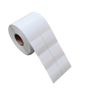 干胶打印纸标签 空白条码纸 铜纸标价标签** 排