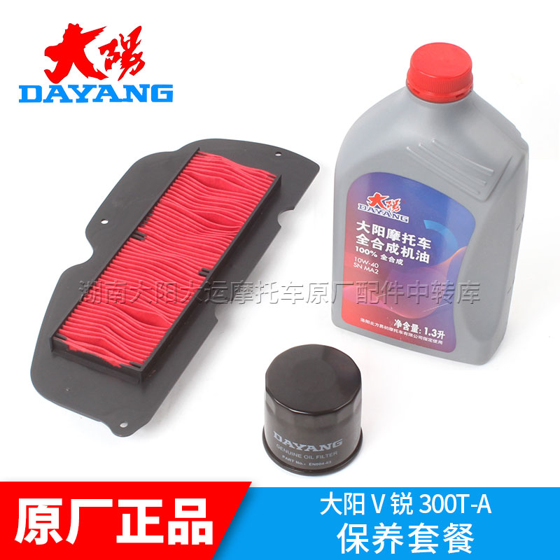 大阳V锐300T摩托车配件DY250T-A保养套餐空气滤芯全合成机油滤芯