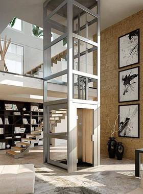 别墅室内电梯小型家用电梯简易无障碍家庭电梯二三四复式阁楼电梯