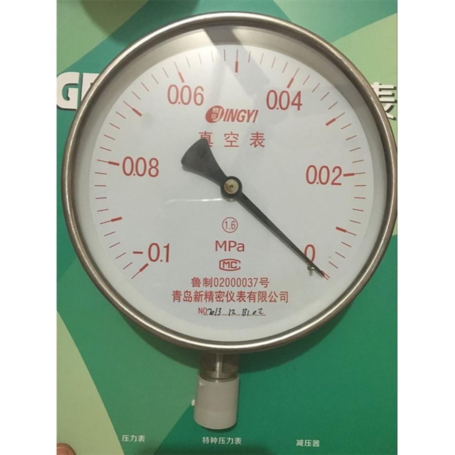 YTF(S)150不锈钢压力表真空0.6.1,1.6,2.5等MPA青岛新精密仪表
