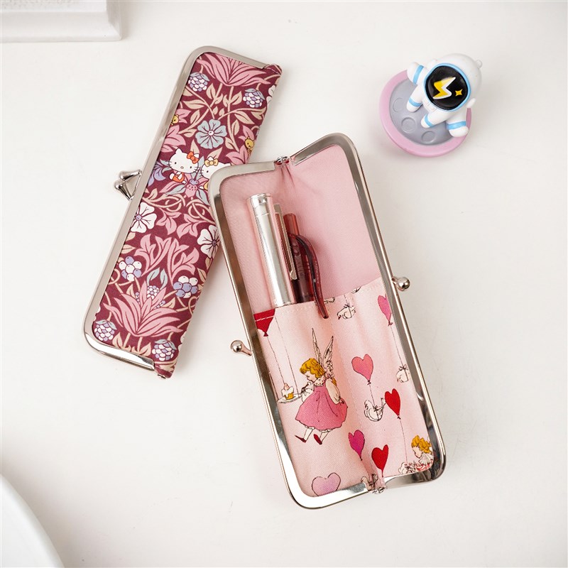 liberty钢笔盒口金笔袋w贵重钢笔保护套便携小容量笔盒唇釉收纳包