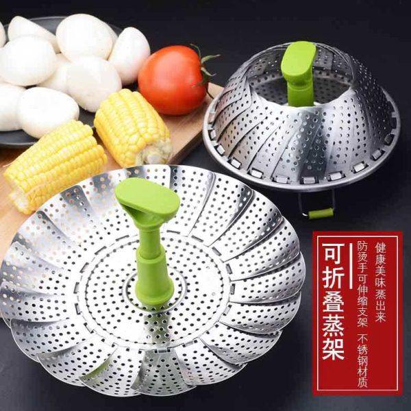 多功能折叠蒸笼家用不锈钢蒸架可伸缩蒸格隔水蒸笼蒸盘蒸架子蒸屉,厨房/烹饪用具,蒸格/蒸片/蒸架,淘宝优惠券,粉丝福利购,淘宝优惠卷