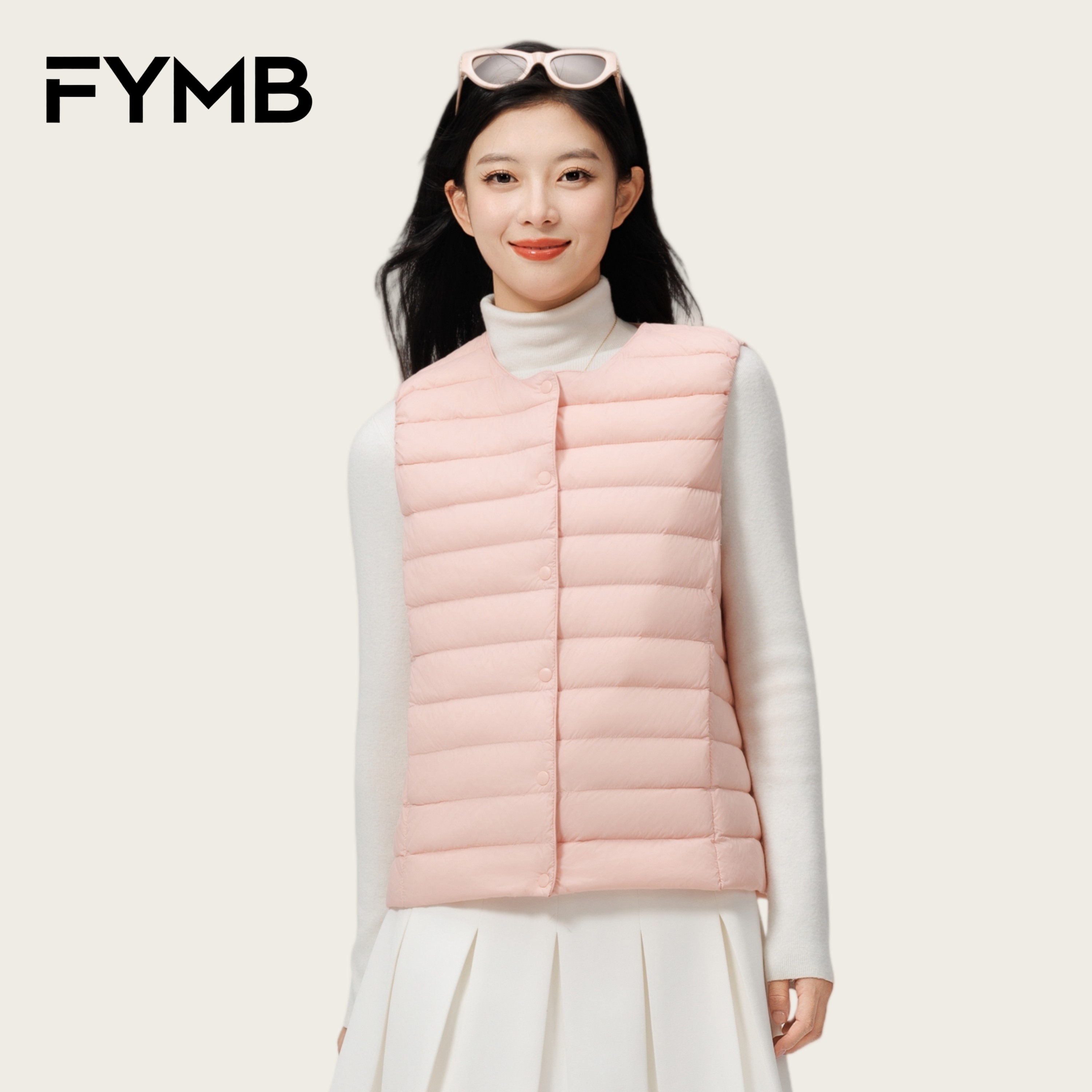 帆泊秋冬轻薄排骨羽绒马甲女2025新短款背心内穿内胆百搭马夹外套,女装/女士精品,羽绒服,淘宝优惠券,粉丝福利购,淘宝优惠卷