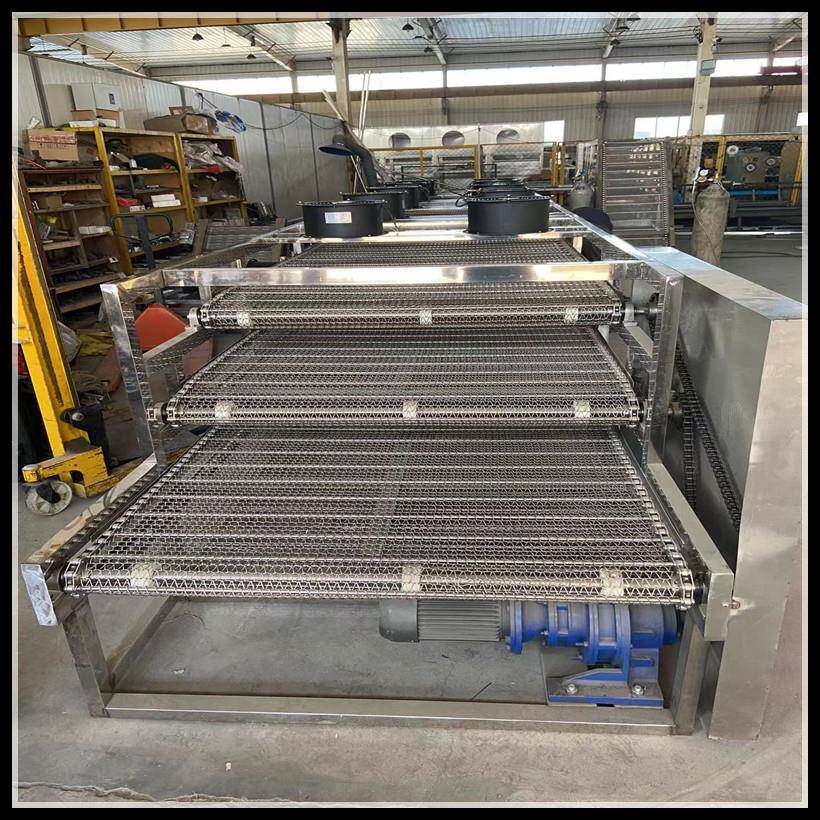 多层摊凉网带输送机粮食输送机滚筒转弯机