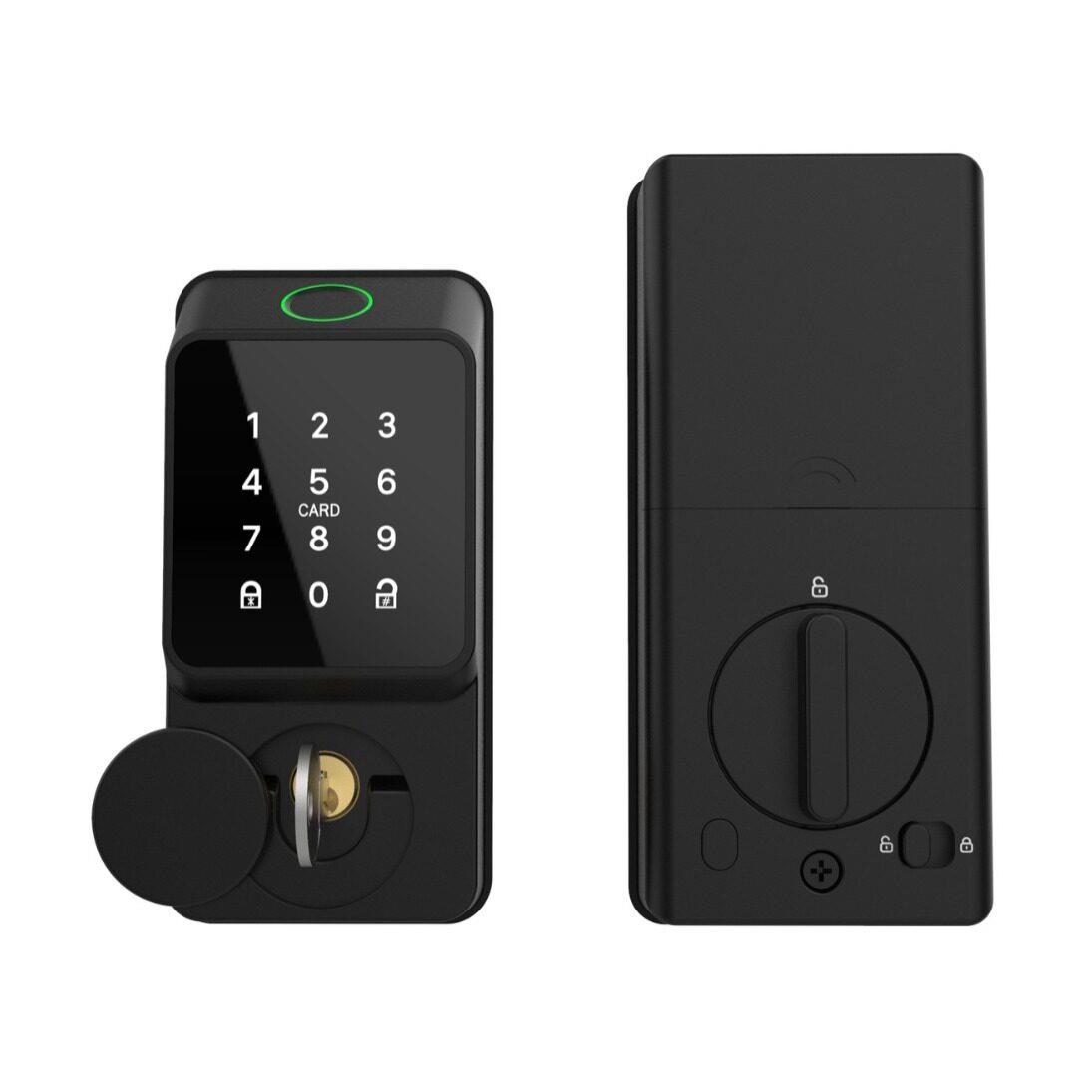 呆锁密码锁磁卡涂鸦蓝牙WIFI通通APP指纹锁木门智能锁