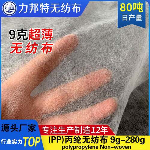 应隔层无纺服装内衬绗001一次性缝床单鞋套超薄无纺供布 9布克无